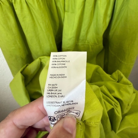 NWT Anthropologie V-Neck Tiered Bubble Hem Dress Sz XL - Picture 11 of 12